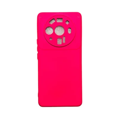 Capa Xiaomi Mi 12 Ultra Silicone Aveludada Protege Câmera Colorida Capinha Anti Impacto Mi 12 Ultra:pink