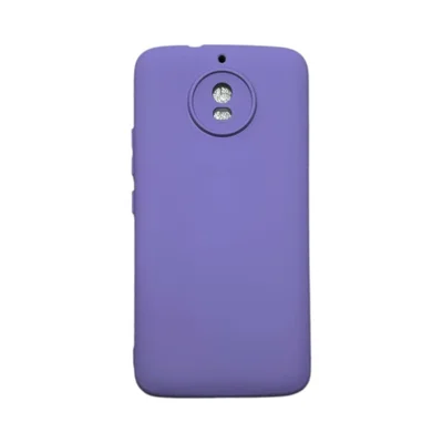 Capa Moto G5s Silicone Aveludada Colorida Capinha Anti Impacto Moto G5s:roxo