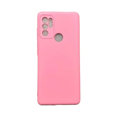 Capa Moto G60s Silicone Aveludada Protege Câmera Colorida Capinha Anti Impacto Moto G60s:rosa Bebê