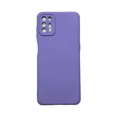 Capa Moto G9 Plus Silicone Aveludada Protege Câmera Colorida Capinha Anti Impacto Moto G9 Plus:roxo