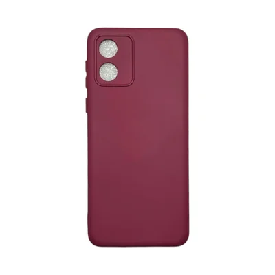 Capa Motorola E13 Silicone Aveludada Protege Câmera Colorida Capinha Anti Impacto Moto E13:vinho
