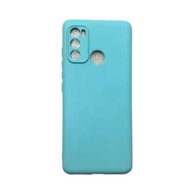 Capa Moto G60 Silicone Aveludada Protege Câmera Colorida Capinha Anti Impacto Moto G60:turquesa 01