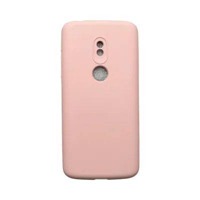 Capa Moto G6 Play Silicone Aveludada Protege Câmera Colorida Capinha Anti Impacto Moto G6 Play:rosa 05