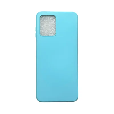 Capa Moto G53 Silicone Aveludada Protege Câmera Colorida Capinha Anti Impacto Moto G53:turquesa