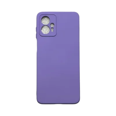 Capa Moto G13 / G23 Silicone Aveludada Protege Câmera Colorida Capinha Anti Impacto G13 / G23:roxo