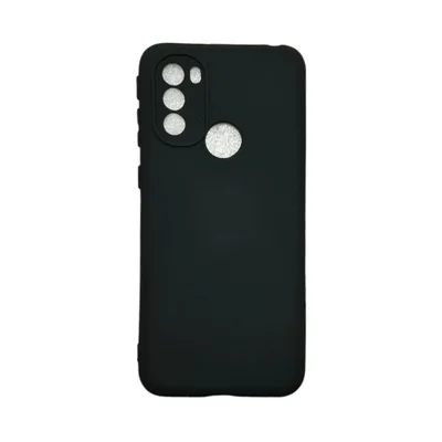 Capa Moto G41 Silicone Aveludada Protege Câmera Colorida Capinha Anti Impacto Cor:preto