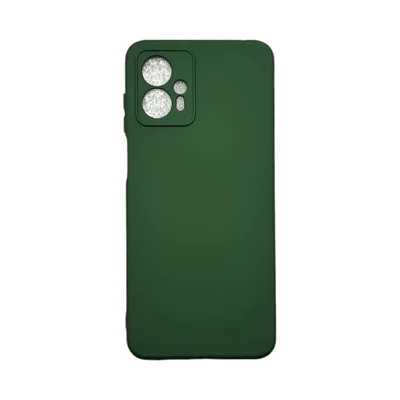 Capa Moto G13 / G23 Silicone Aveludada Protege Câmera Colorida Capinha Anti Impacto G13 / G23:verde Escuro