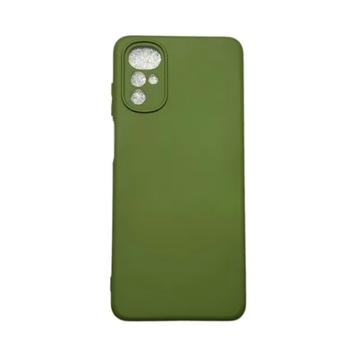 Capa Moto G22 Silicone Aveludada Protege Câmera Colorida Capinha Anti Impacto Moto G22:verde Militar