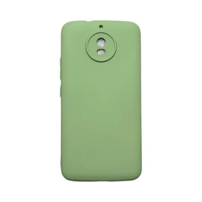 Capa Moto G5s Silicone Aveludada Colorida Capinha Anti Impacto Moto G5s:verde Bebê
