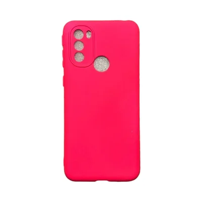 Capa Motorola Moto G31 Silicone Aveludada Protege Câmera Colorida Capinha Anti Impacton Cor:rosa Shock