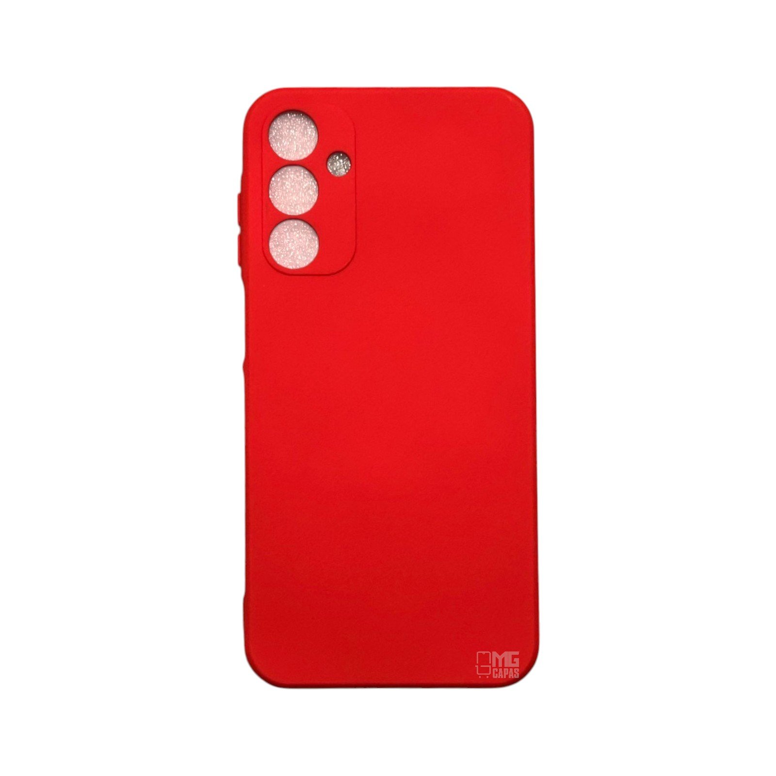 Capa Samsung A15 Silicone Aveludada Protege Câmera Colorida Capinha Anti Impacto Cor:vermelho