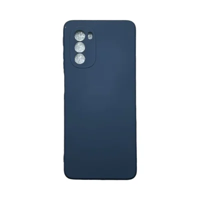 Capa Moto G51 Silicone Aveludada Protege Câmera Colorida Capinha Anti Impacto Moto G51:cinza Escuro