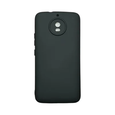 Capa Moto G5s Silicone Aveludada Colorida Capinha Anti Impacto Moto G5s:preto