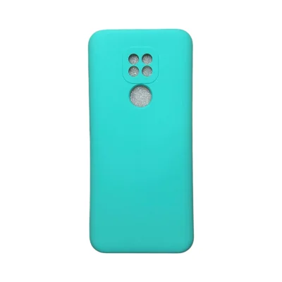 Capa Moto G9/ G9 Play Silicone Aveludada Colorida Protege Câmera Capinha Anti Impacto Moto G9:turquesa