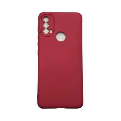 Capa Moto E30 / E40 Silicone Aveludada Protege Câmera Colorida Capinha Anti Impacto Moto E30 / E40:bordo