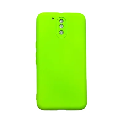 Capa Moto G4 Plus Silicone Aveludada Protege Câmera Colorida Capinha Anti Impacto G4 Plus:verde Neon
