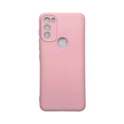 Capa Moto G71 5g Silicone Aveludada Protege Câmera Colorida Capinha Anti Impacto Moto G71 5g:rosa 01