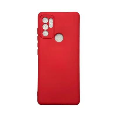 Capa Moto G60s Silicone Aveludada Protege Câmera Colorida Capinha Anti Impacto Moto G60s:vermelho