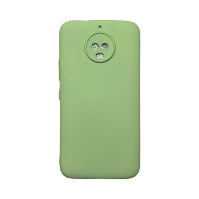 Capa Moto G5s Plus Silicone Aveludada Colorida Capinha Anti Impacto Moto G5s Plus:verde Bebê