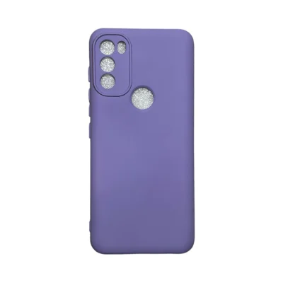 Capa Moto G71 5g Silicone Aveludada Protege Câmera Colorida Capinha Anti Impacto Moto G71 5g:roxo