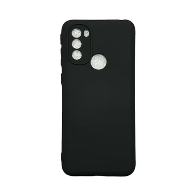 Capa Motorola Moto G31 Silicone Aveludada Protege Câmera Colorida Capinha Anti Impacton Cor:preto