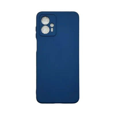 Capa Moto G13 / G23 Silicone Aveludada Protege Câmera Colorida Capinha Anti Impacto G13 / G23:azul Escuro