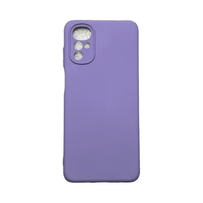 Capa Moto G22 Silicone Aveludada Protege Câmera Colorida Capinha Anti Impacto Moto G22:roxo