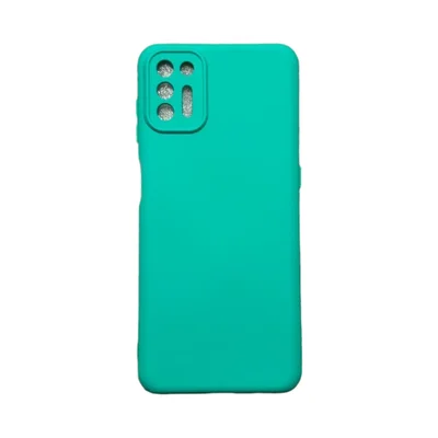 Capa Moto G9 Plus Silicone Aveludada Protege Câmera Colorida Capinha Anti Impacto Moto G9 Plus:verde Água