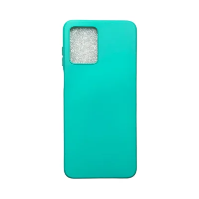 Capa Moto G53 Silicone Aveludada Protege Câmera Colorida Capinha Anti Impacto Moto G53:verde Água