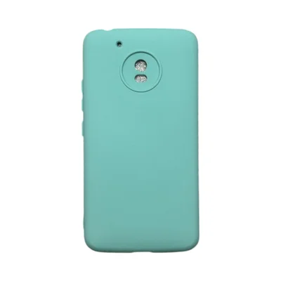 Capa Moto G5 Silicone Aveludada Colorida Capinha Anti Impacto Moto G5:turquesa
