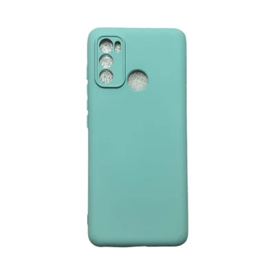 Capa Moto G60 Silicone Aveludada Protege Câmera Colorida Capinha Anti Impacto Moto G60:turquesa 02