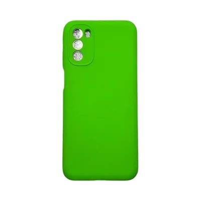 Capa Moto G41 Silicone Aveludada Protege Câmera Colorida Capinha Anti Impacto Cor:verde