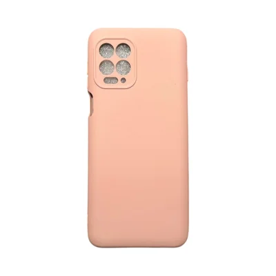 Capa Moto G100 Silicone Aveludada Protege Câmera Colorida Capinha Anti Impacto Moto G100:rosa 02