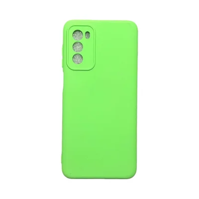 Capa Moto G52 / G82 Silicone Aveludada Protege Câmera Colorida Capinha Anti Impacto Moto G52:verde Folha