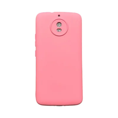 Capa Moto G5s Silicone Aveludada Colorida Capinha Anti Impacto Moto G5s:rosa Claro