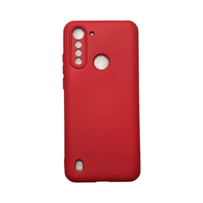 Capa Moto G13 / G23 Silicone Aveludada Protege Câmera Colorida Capinha Anti Impacto G13 / G23:vermelho