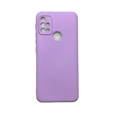 Capa Moto G10 / G20 / G30 Silicone Aveludada Protege Câmera Colorida Capinha Anti Impacto Moto G10 / G20 / G30:lilas