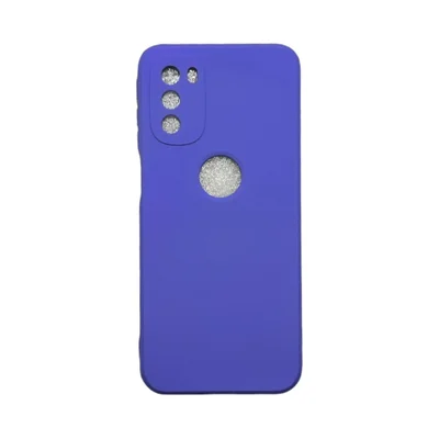 Capa Moto G41 Silicone Aveludada Protege Câmera Colorida Capinha Anti Impacto Cor:roxo