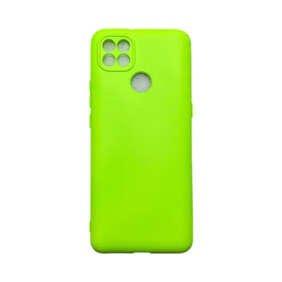 Capa Moto G9 Power Silicone Aveludada Protege Câmera Colorida Capinha Anti Impacto Moto G9 Power:verde Neon