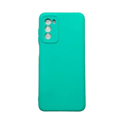 Capa Moto G52 / G82 Silicone Aveludada Protege Câmera Colorida Capinha Anti Impacto Moto G52:verde Água