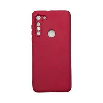Capa Moto G8 Silicone Aveludada Colorida Capinha Anti Impacto Moto G8:bordo