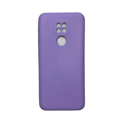 Capa Moto G9/ G9 Play Silicone Aveludada Colorida Protege Câmera Capinha Anti Impacto Moto G9:roxo