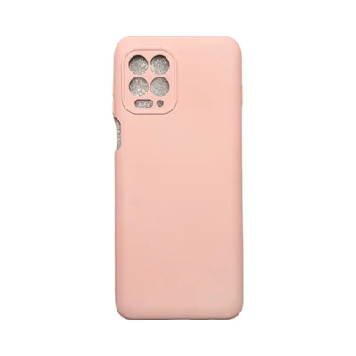 Capa Moto G100 Silicone Aveludada Protege Câmera Colorida Capinha Anti Impacto Moto G100:rosa 05