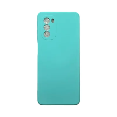 Capa Moto G51 Silicone Aveludada Protege Câmera Colorida Capinha Anti Impacto Moto G51:turquesa