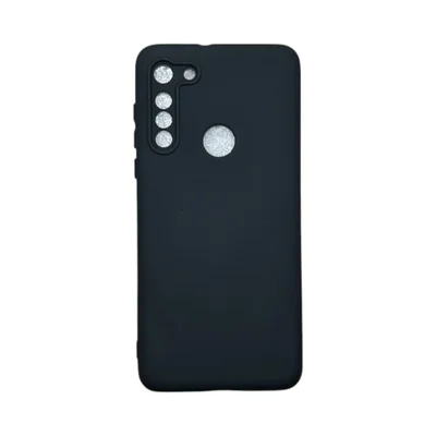 Capa Moto G8 Silicone Aveludada Colorida Capinha Anti Impacto Moto G8:preto
