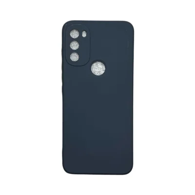 Capa Moto G71 5g Silicone Aveludada Protege Câmera Colorida Capinha Anti Impacto Moto G71 5g:cinza Escuro