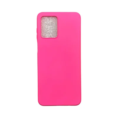Capa Moto G53 Silicone Aveludada Protege Câmera Colorida Capinha Anti Impacto Moto G53:pink