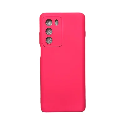 Capa Moto G200 Silicone Aveludada Protege Câmera Colorida Capinha Anti Impacto Moto G200:rosa Shock