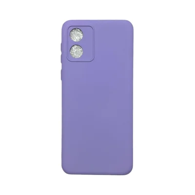 Capa Motorola E13 Silicone Aveludada Protege Câmera Colorida Capinha Anti Impacto Moto E13:roxo