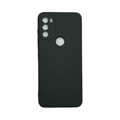 Capa Moto G71 5g Silicone Aveludada Protege Câmera Colorida Capinha Anti Impacto Moto G71 5g:preto